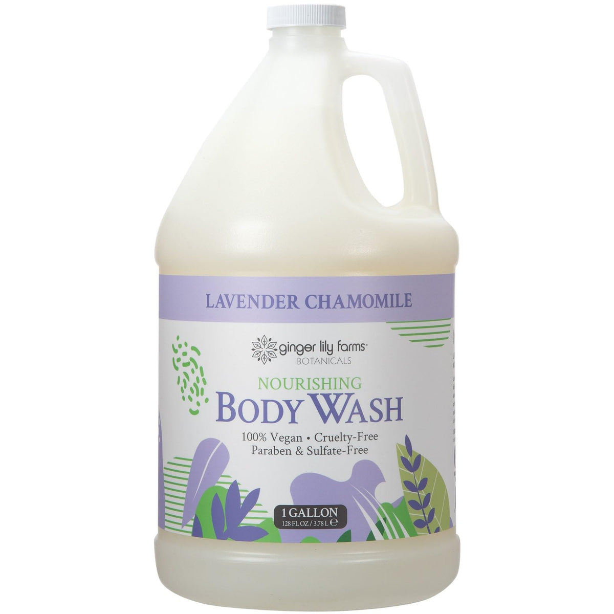 Ginger Lily Farms Lavender Chamomile Body Wash front view
