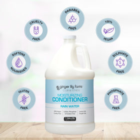 Ginger Lily Farms Moisturizing Conditioner in a spa setting