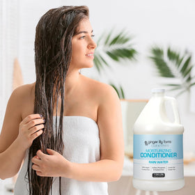 Ginger Lily Farms Moisturizing Conditioner with relaxing background