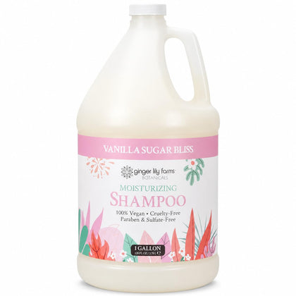 Ginger Lily Farms Moisturizing Shampoo 1 gallon front view