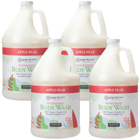 Ginger Lily Farms Nourishing Body Wash 1 Gallon Apple Pear scent front view