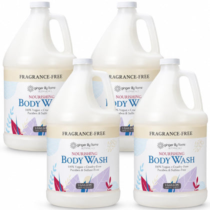 Ginger Lily Farms Nourishing Body Wash 1 gallon front view