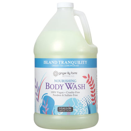 Ginger Lily Farms Nourishing Body Wash 1 Gallon front view
