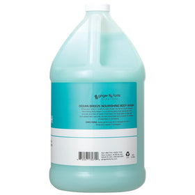 Ginger Lily Farms Nourishing Body Wash 1 gallon side view