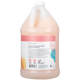 Ginger Lily Farms Nourishing Body Wash 4pk Citrus Blend in a shower setting