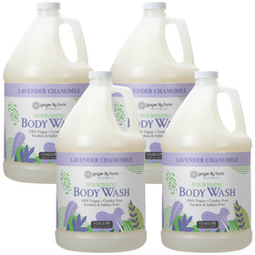 Ginger Lily Farms Nourishing Body Wash 4pk Lavender Chamomile front view