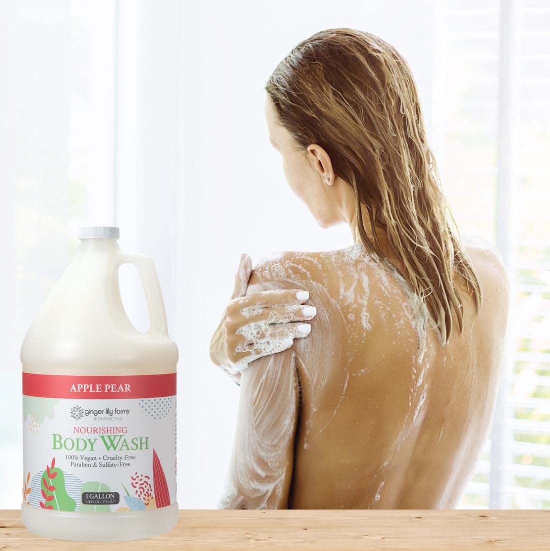 Ginger Lily Farms Nourishing Body Wash eco-friendly packaging