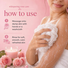 Ginger Lily Farms Nourishing Body Wash in shower setting