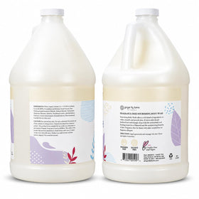 Ginger Lily Farms Nourishing Body Wash label close-up