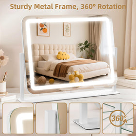 GioeDa Vanity Mirror in a stylish bedroom setup