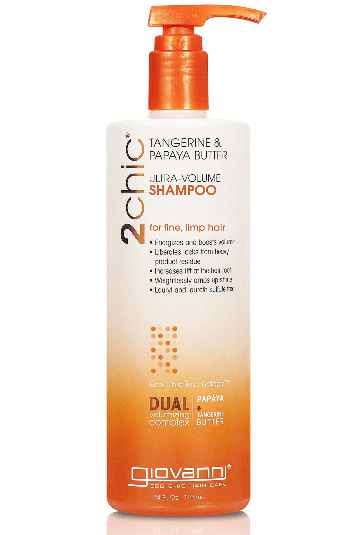 GIOVANNI 2chic Ultra-Volume Shampoo 24 Oz with Tangerine and Papaya Butter