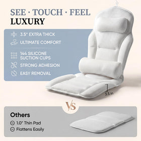 GIRAVO Full Body Bath Pillow close-up of material
