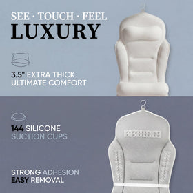 GIRAVO Full Body Bath Pillow machine washable feature