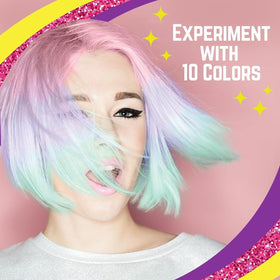 GirlZone Hair Chalks Set in use on a child's hair