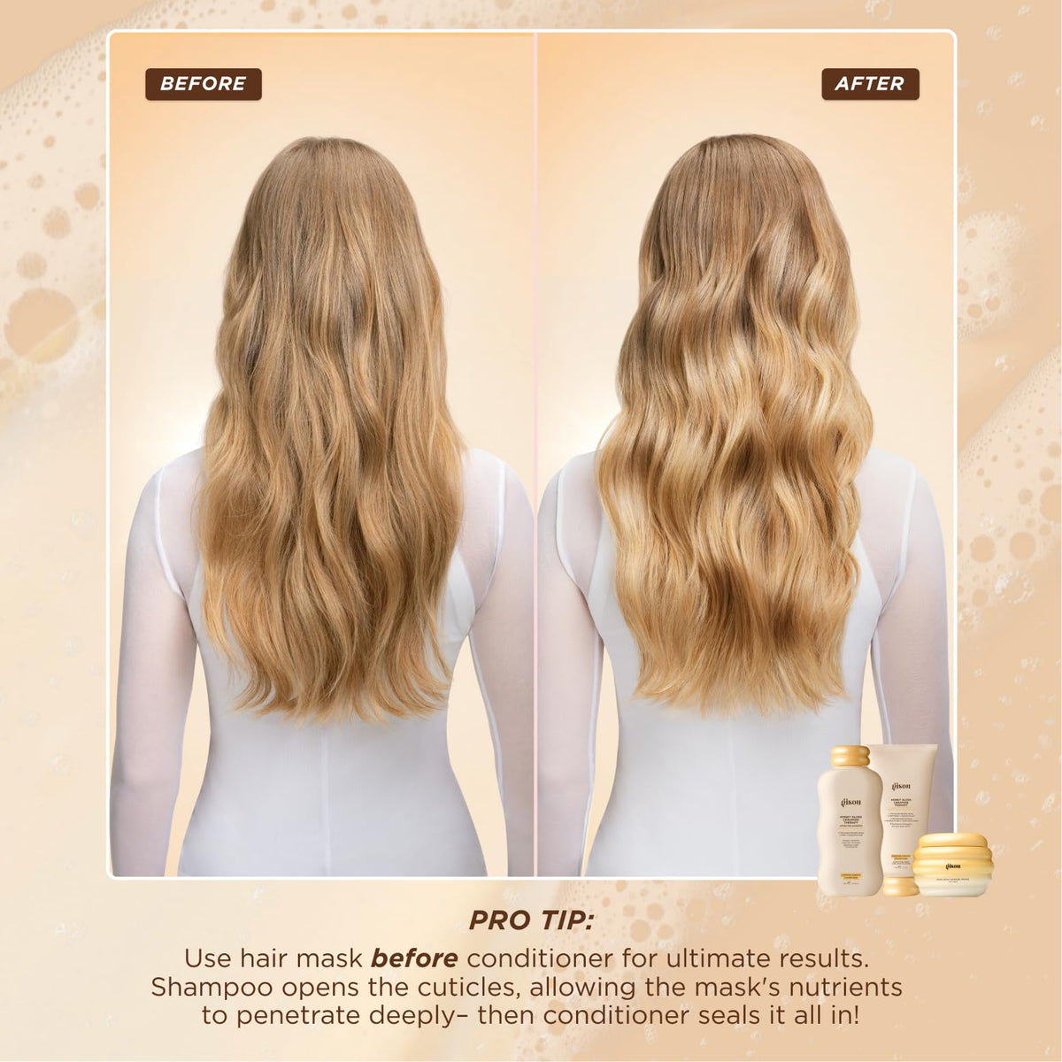 Gisou Honey Gloss Ceramide Therapy Hair Mask ingredients list