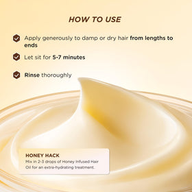 Gisou Honey Gloss Ceramide Therapy Hair Mask with Mirsalehi Honey