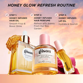 Gisou Honey Infused Hair Perfume Wild Rose packaging details