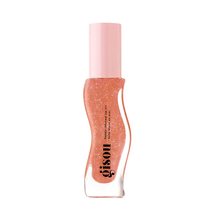 Gisou Honey Infused Lip Oil Glazed Plum front view