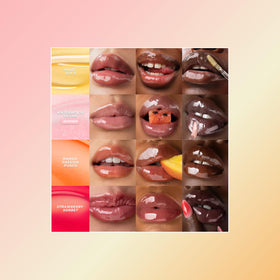 Gisou Honey Infused Lip Oil in a beauty routine setting