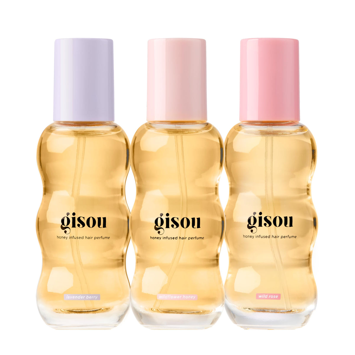Gisou Take Me With You Spritz Set with three mini bottles
