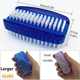 GKETN Nail Brush showing wide side bristles