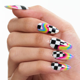GLAMERMAID press on nails application process