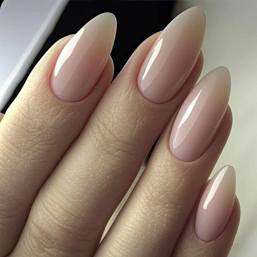GLAMERMAID Press on Nails Medium Almond close-up