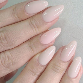 GLAMERMAID Press on Nails Medium Almond side view
