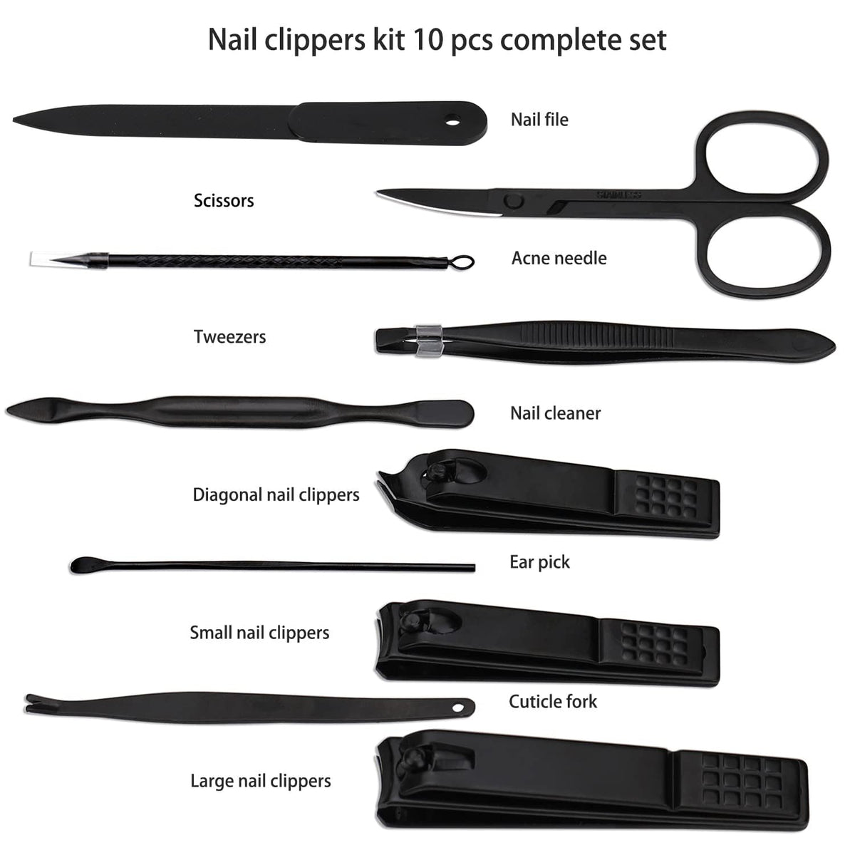 GLAMNE Manicure Set displayed in a gift box
