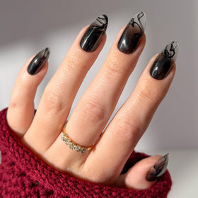 Glamnetic Harry Potter Dementor Press On Nails set with 30 pieces
