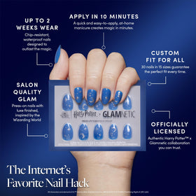 Glamnetic Luna Lovegood Press On Nails set with accessories