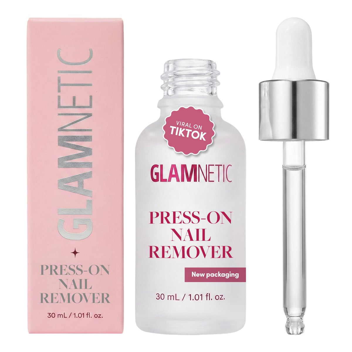 Glamnetic Press On Nail Remover Serum 30ml front view