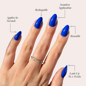 Glamnetic Press On Nails accessories including nail glue and file