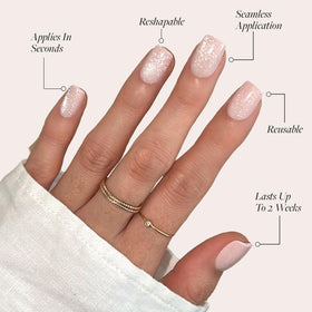 Glamnetic Press On Nails close-up of various sizes