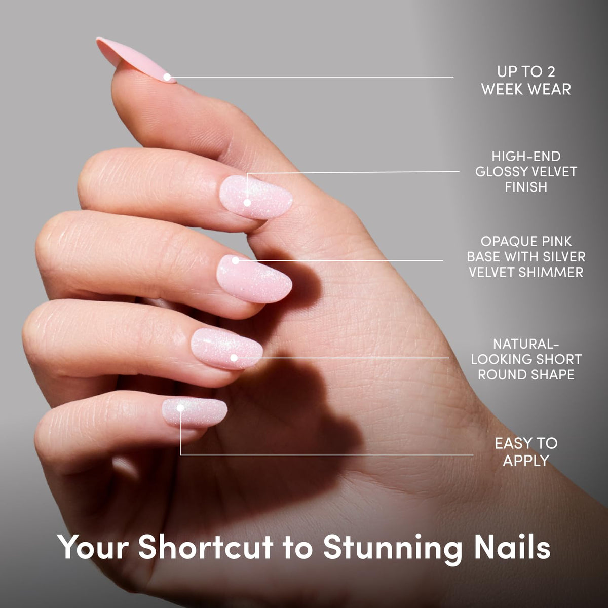 Glamnetic Press On Nails displayed with included accessories