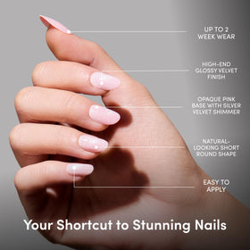 Glamnetic Press On Nails displayed with included accessories