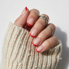 Glamnetic Press On Nails extra short glazed finish kit front view