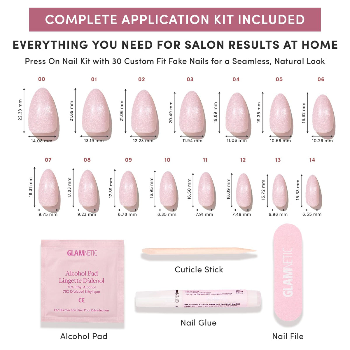 Glamnetic Press On Nails in lifestyle setting