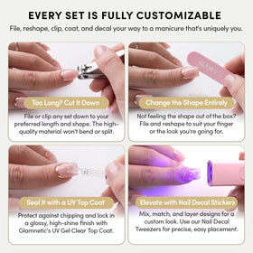 Glamnetic Press On Nails in various sizes