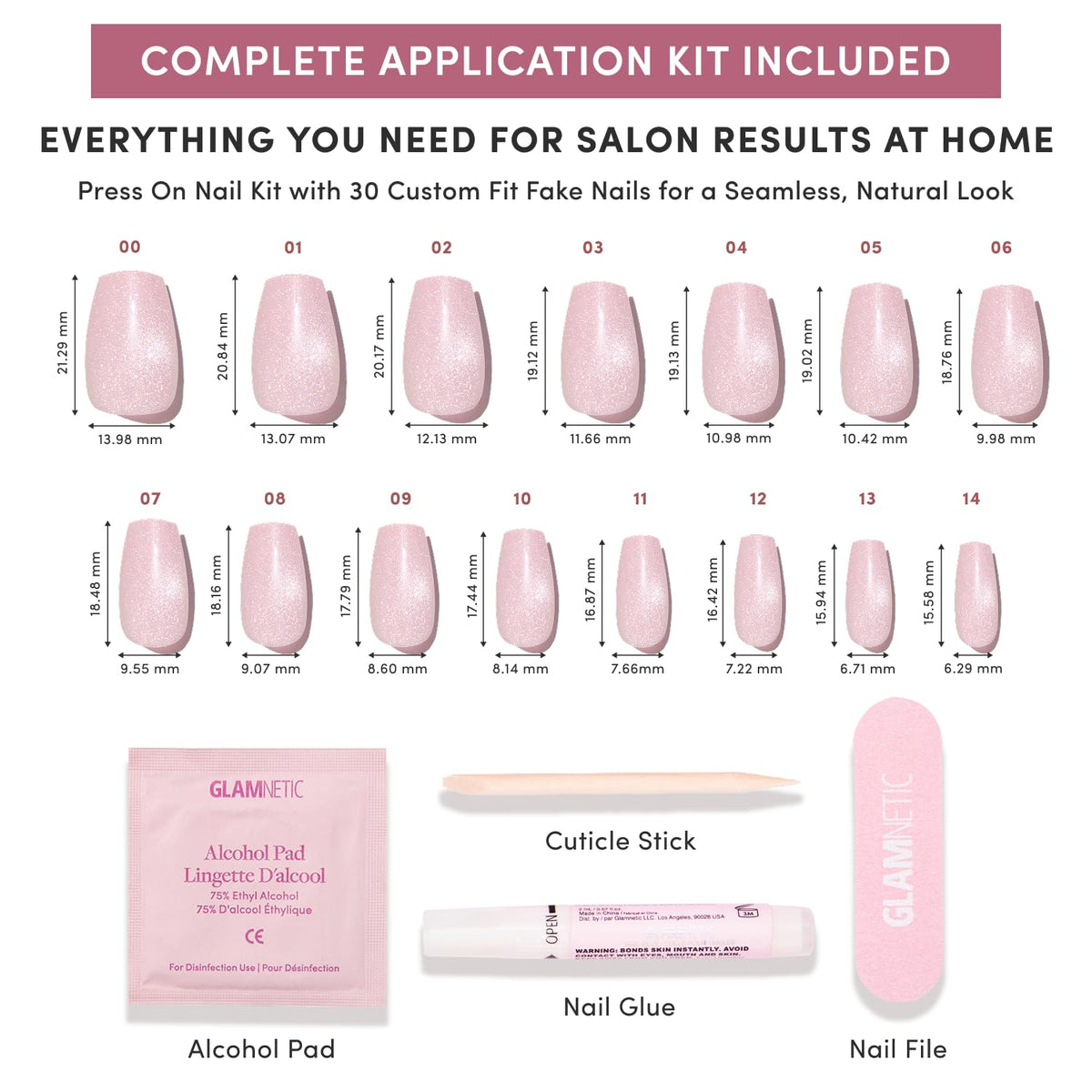 Glamnetic Press On Nails lifestyle shot on hands