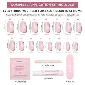 Glamnetic Press On Nails lifestyle shot on hands