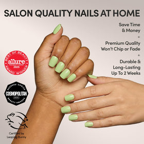 Glamnetic Press On Nails Light Sage kit packaging