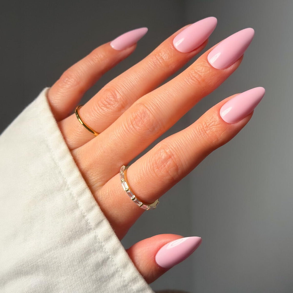Glamnetic Press On Nails Medium Almond full kit packaging