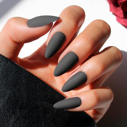 Glamnetic Press On Nails Medium Almond Matte Full Kit packaging