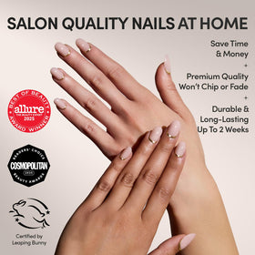 Glamnetic Press On Nails packaging with accessories