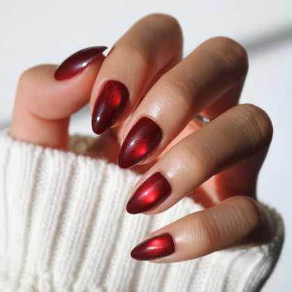 Glamnetic Press On Nails Short Almond Jelly Kit front view