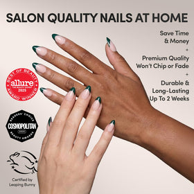 Glamnetic Press On Nails Short Almond Kit packaging