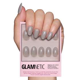 Glamnetic Press On Nails Short Oval Glossy 30 Pc Kit front view