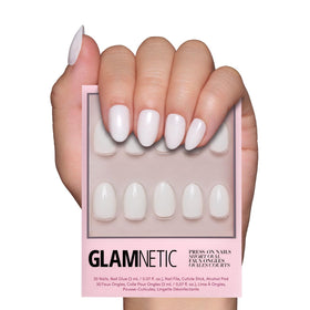 Glamnetic Press On Nails Short Oval Glossy 30 Pc Kit front view