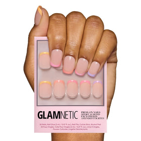 Glamnetic Press On Nails Short Squoval full kit packaging front view
